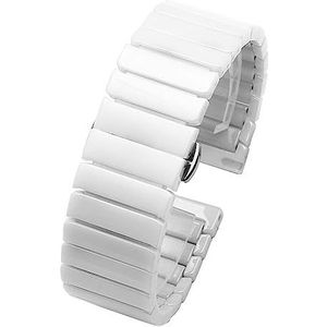 YingYou Keramische band compatibel met Huawei Watch GT2e / GT2 46MM Honor Magic 2 Smart Band armband roestvrij bandjes for GT 2e polsband(B white,20mm)