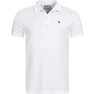 Höhenhorn Waliss Poloshirt voor heren, regular fit, comfortabel, katoen, hoogwaardig, stijlvol, modieus, wit, XL