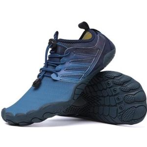 kumosaga Wandelschoenen Barefoot Schoenen voor Dames Heren, 2024 nieuwe unisex waterdichte trailrunningschoenen, antislip blote voetenschoenen for dames, outdoorschoenen (Color : Blue, Size : 42 EU