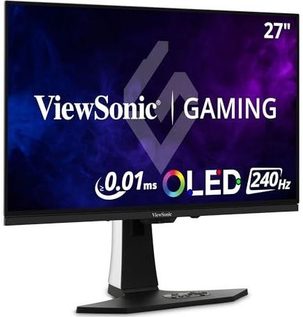 ViewSonic - XG272-2K-OLED - Gaming Monitor - Wit - 2K QHD, 240 Hz, 0,01 ms Responstijd, G-Sync, FreeSync