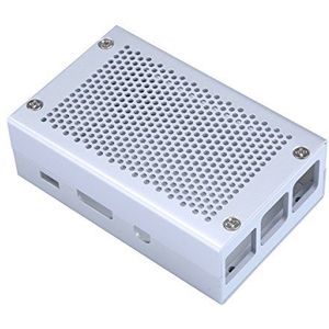 Zimix Raspberry Pi 3 Case Aluminium Case Zilver Case Compatibel met Raspberry Pi 2 Model B Ook
