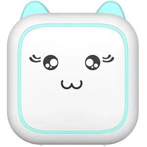 Thermisch Printer Miniprinter Thermische Zelfklevende Etiketten Printersticker Bluetooth Mini Pocket Label Notes-printer For Thuis En Op Kantoor Duidelijk Snel(Blue)