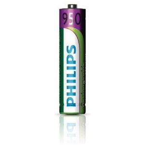 Philips R03B2A95/10 oplaadbare batterij AAA (950mAh, 1,2 V, blister met 2 stuks)