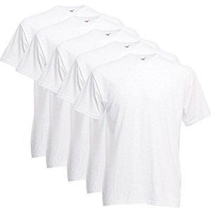 Fruit of the Loom heren T-shirt Valueweight, pak van 5