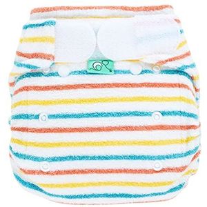 Totsbots - Bamboozle Stretch - broekluier van bamboeviscose - Design Stripee Maat Newborn (2-8 kg)