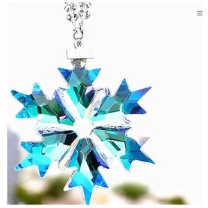 Kristallen kroonluchter prisma's 1 stuk K9 kristal opknoping raam kerstboom ornamenten woondecoratie voor lamp decoratie sieraden maken (kleur: zwart)
