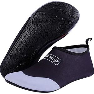 Waterschoenen for dames en heren, instappers for blote voeten, aqua yogasokken for zwemmen, zwembad, strand, surfen, rivier(8,Xxxl-2 pair)