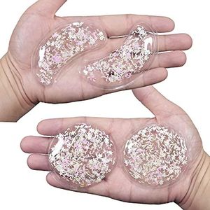 Gel Ice Pack herbruikbare koelpads en onder de ogen patches, warme en koude oogbehandelingspakket voor roodheid en pijnverlichting