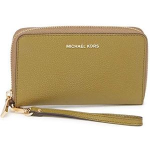 MICHAEL Michael Kors grote platte multifunctionele telefoonhoes pistache One Size