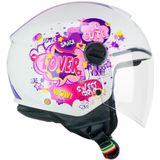 Jethelm - Zwart - HPT - Lichte Demijet met Ventilatiesysteem