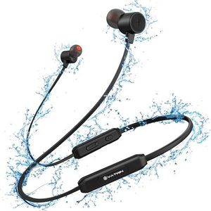 YATWIN Bluetooth hoofdtelefoon, sport in-ear, Bluetooth 5.0, sporthoofdtelefoon met 16 uur hifi-geluid, IPX7 waterdicht, magnetische ultralichte oortelefoon met ruisonderdrukking, MEMS-microfoon voor