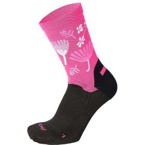 MICO CA03066 Wandelsokken voor dames, gemiddelde lengte, gering gewicht, extra droog, 100% Made in Italy, Fuchsia, 39-40
