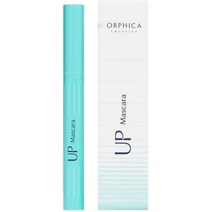 ORPHICA UP Mascara voor mooie, lange, natuurlijke wimpers, veegvaste, klontervrije formule, met borsteltje, zwart, 7,5 ml