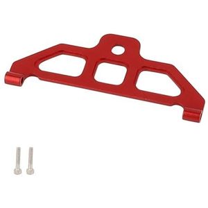 MANGRY Batterij Cover Balk Zijframe Chassis Rails Achterlichaam Post Mounts for Axiale AX24 1/24 RC Auto Upgrade Onderdelen (Color : Part A Red)