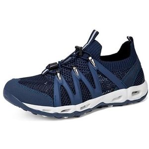 Heren Dames Blote voeten Sneldrogende waterschoenen Sportieve wandelschoenen Kajakken Varen Wandelen Surfen Duiken Strandwandelschoenen(Dark Blue,41)