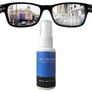 Anti-mistspray - Brillenreiniger Spray - 30ML Fog Away Anti Fog Spray voor brillen, zonnebrillen, duikschermen, brillen, cameralenzen, langdurige mistverwijdering