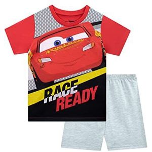 Disney Jongens Cars Pyjama Bliksem McQueen Korte Kinderpyjama Veelkleurig 128