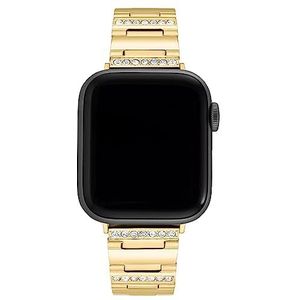 Anne Klein Premium Crystal Accented Fashion Armband voor Apple Watch, Goud, 38/40/41mm, WK/1050GPGP38