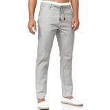 INDICODE JEANS - Chino 'Veneto' - Lichtgrijs - Chino Broeken