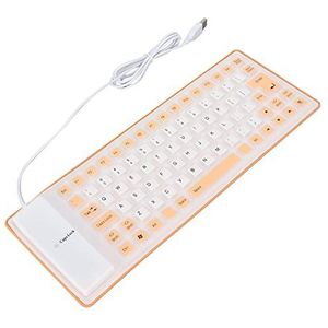 Zacht Siliconen Toetsenbord, USB-kabel in Verschillende kleuren. Opvouwbaar Siliconen Toetsenbord voor PC Notebook