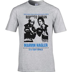 P&P Boxing T Shirt Marvin Hagler Vs Roberto Duran Sports Summer Fashion T-Shirt T-shirts & overhemden(X-Large)