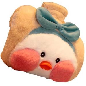 Warmwaterkruik met deksel, 1200 ml warmwaterzak voor warm en koud kompres, handvoetwarmer voor winter konijn - helder blauw