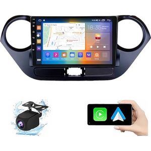 Android 13.0 2 Din Autoradio 10"" Touchscreen Auto Stereo Voor Hyundai Grand I10 2013-2016 Met Draadloze Carplay Android Auto GPS Navigatie AHD Omgekeerd Beeld Stuurwielbediening(P1(1G+16G))