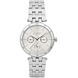 Esprit Chronograaf met schakelarmband, Silver Color, Eén maat