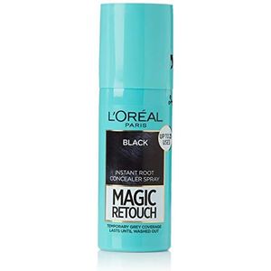 L'Oreal Paris Magic Retouch Root Touch Up haarkleur, zwart, verpakking van 3