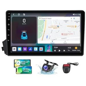 Android 13 GPS-Autoradio voor SsangYong Actyon C100 2005-2011 9 inch Touchscreen met BT 5.0/SWC/FM RDS DAB+ Radio/Carplay Android Auto/DSP Video Stereo Speler + DVR Achtercamera(NF-7)