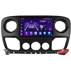 Android 15.0 Radio 2 Din Auto Stereo met 4G 5G WiFi Carplay Android Auto voor Master III 3 2010-2021 GPS Navigatie 10'' MP5 Multimedia Video Player FM BT Ontvanger,M6 plus 2