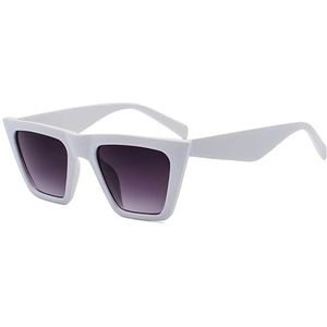 Vierkant frame reismode gepersonaliseerde bril zonnebril retro zonnebril (Kleur : C12)