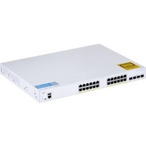 Cisco Business CBS250-24FP-4G Smart Switch | 24 GE-poorten | Full PoE | 4 x 1G-SFP | beperkte levenslange bescherming (CBS250-24FP-4G)