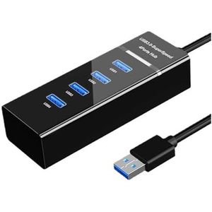 USB 3.0 5Gbps Hoge Snelheid USB Hub 4 7 Port USB Splitter Multipoort for PC Computer Docking Station adapter for Macbook PC Laptop(0.3m 4P)