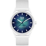 Ice-Watch - ICE solar power Abyss - Wit gemengd horloge met siliconen band - 019028 (Medium)