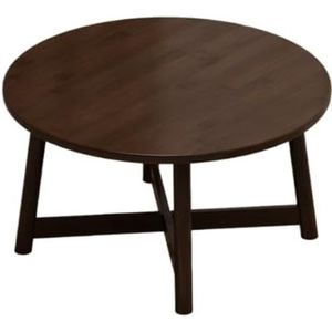 WANGWANGDUI Outdoor klaptafels en stoelen ovale salontafel gemaakt van bamboe, stabiele lage tafel voor kantoor, thee, slaapkamer, vensterbank salontafel tafel en stoelen (B, M)