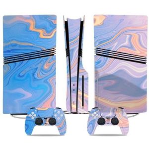 Voor PS5 PRO Skin Digital Edition Console En Controller Vinyl Cover Skins Wraps Krasbestendig, Compatibel Met Voor PS5 Digital Edition Pro 55274 Geen Schuimvorming Bubbelvrij