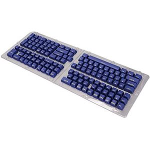 PBT Keycaps Mechanisch Toetsenbord Keycaps PBT-materiaal 132 Toetsen voor Mechanisch Toetsenbord (Blauw Gele Letters)