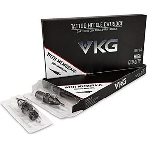 VKG USA - 9 ROUND SHADER (0.30mm) - Steriele Wegwerp Tattoo Cartridges - Doos 10ud