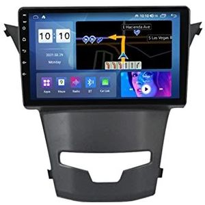 Autoradio 2 Din Radio voor S-sangyong Actyon 2013-2017 GPS Navigatie 9"" Touchscreen Android 14 MP5 Multimedia Player Video Ontvanger met 4G/5G WiFi DSP Carplay,M200s