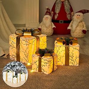 Kerstslingers - Gedecoreerd - Wit - Kunststof - Binnen