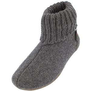 HAFLINGER - Everest Karlo - Hoge Pantoffels - Antraciet - 45 EU