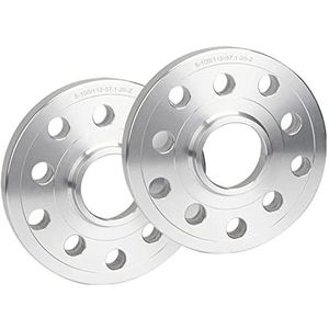 15mm/20mm Voor Spoorverbreders 5x100 5x112 57.1mm Centric Wiel Hub Spacers Plaat Shim Lug Bouten 14X1.5 2 STUKS Afstandhouders(20mmspacer 45mmbolts)