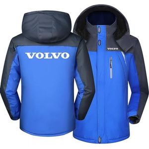 Volvo - Hoodie Jacket - Dikke Warme Casual Ski Top - Blue
