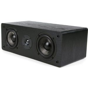 Micca MB42-C Center Channel Speaker voor Home Theater, Surround Sound, Passief, 2-weg (zwart, elk)