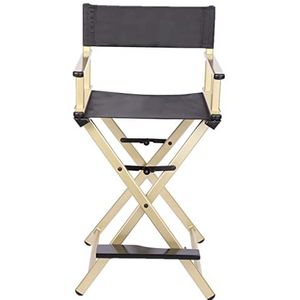PSKSER Directeursstoel make-up kunstenaar stoel, opvouwbare regisseursstoel, aluminium draagbare stoel, opvouwbare make-up kunstenaar stoel (kleur: goud)