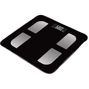 Draagbare Digitale Weegschaal Gehard Glas BMI Lichaamsvetanalysator Slimme Badkamer Lichaamsgewicht Gezondheid Vetschaal Gemakkelijk Te Gebruiken