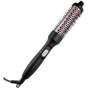 Dyaucwpo Thermal Brush, toermalijn keramische verwarmingsborstel, thermische borstel, verwarmingsborstel, losse krullen, voor drogen, gladmaken, modelleren van het volume