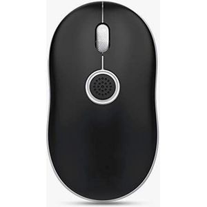 Draadloze muis met 3 knoppen 2,4 ghz opladen 3 versnellingen 1600 dpi Plug-and-play-functie, geschikt voor pc notebookcomputers (zwart)