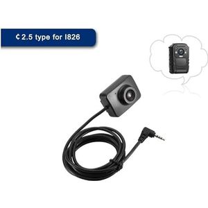 Lichaamscamera Extra camera van lichaamscamera Externe recorder for verbinding met hoofdcamera (Color : For I826 Body Cam, Size : 1)